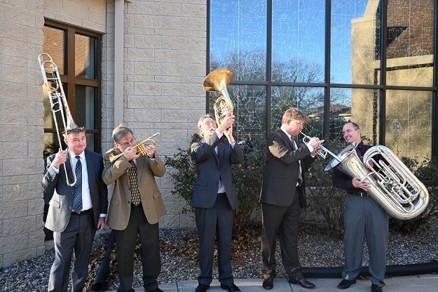 Nebraska Brass is one of the Midwest's most popular brass quintets, performing a wide variety of music including classical, Dixieland, and jazz.